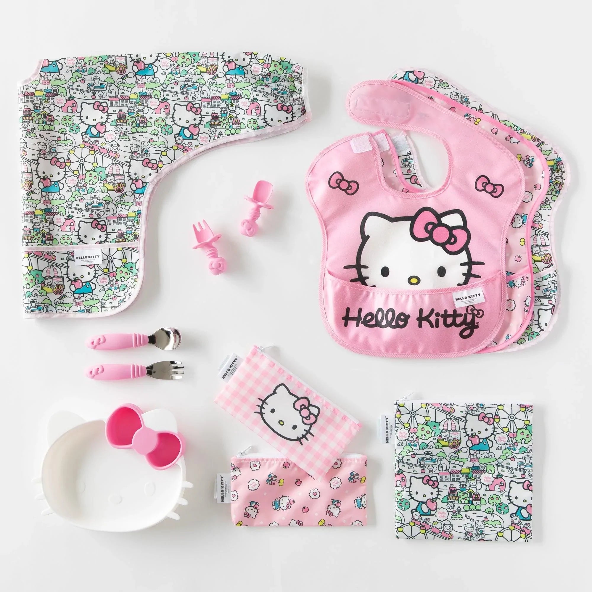  Hello Kitty Lunch Box Set - Bundle with Hello Kitty Lunch Box  for Girls, Hello Kitty Stickers, More