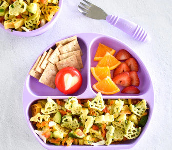 Easy + Delicious Chickpea Pesto Pasta Salad - Bumkins