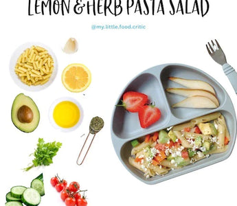 15 minute Fresh Lemon & Herb Pasta Salad For Summer - Bumkins