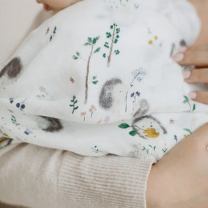 Muslin Swaddle, Hedgehogs