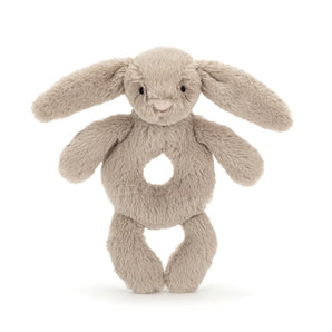 Jellycat, Ring Rattle Bashful Bunny Beige