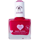 Klee Naturals Kids Water-Based Peelable Nail Polish, bright pink, non-toxic, odor-free, no remover needed. 0.34 fl oz bottle.