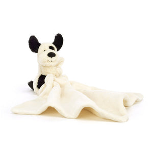 Jellycat, Soother Bashful Black & Cream Puppy