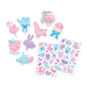 Scented Stickers, Fluffy Cotton Candy