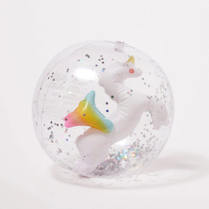 3D Inflatable Beach Ball, Unicorn