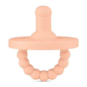 Round Pacifier and Teether, Peach