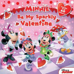 Minnie: Be My Sparkly Valentine Paperback Book