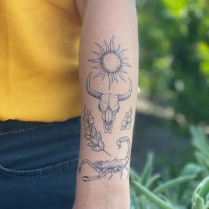 NatureTats, Temporary Tattoo Sunlit South