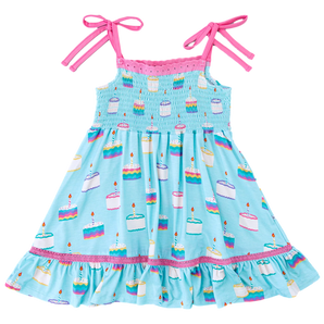 Harlow Smocked Birdie Dress