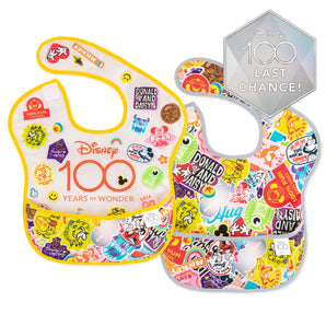 SuperBib® 2 Pk: Disney 100 Happy Faces