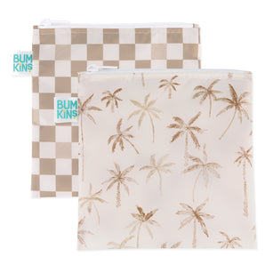 Reusable Snack Bag, Large 2 Pack: Palm Check