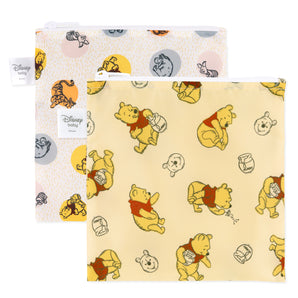 Reusable Snack Bag, Large 2 Pack: Pooh Bear and Friends - Bumkins