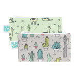 Reusable Snack Bag, Small 2-Pack: Cacti & Llamas