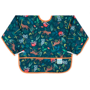 Sleeved Bib: Jungle