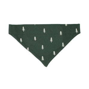 Holiday Pet Bandana, Pine Trees