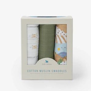 Cotton Swaddle Set, Desert Hills