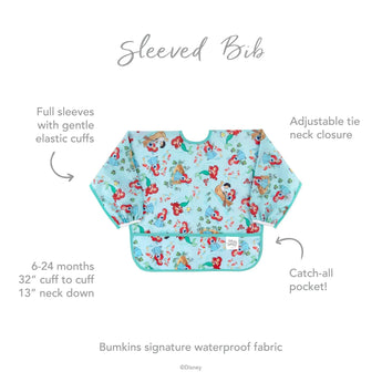 Sleeved Bib: Ariel - Bumkins