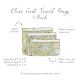 Clear Travel Bag 3-Pack: Camp Gear - Bumkins