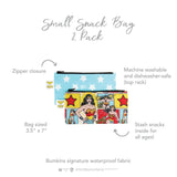 Reusable Snack Bag, Small 2-Pack: Wonder Woman - Bumkins