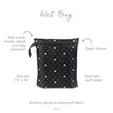 Wet Bag: Mickey Mouse Icon Black + White - Bumkins