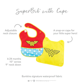 Caped SuperBib: Wonder Woman - Bumkins