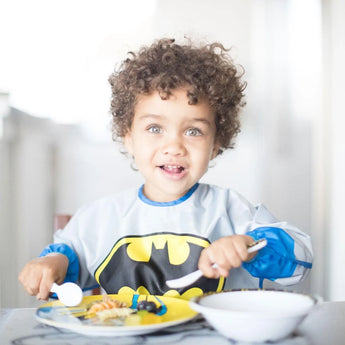 Sleeved Bib: Batman - Bumkins