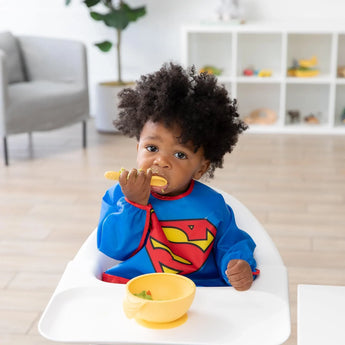 Sleeved Bib: Superman - Bumkins