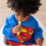 Sleeved Bib: Superman - Bumkins