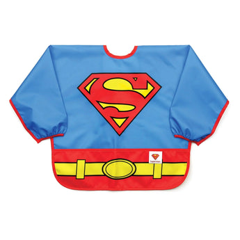 Sleeved Bib: Superman - Bumkins