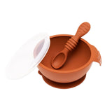 Silicone First Feeding Set: Clay - Bumkins