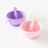 Silicone First Feeding Set: Pink - Bumkins