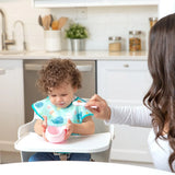 Silicone First Feeding Set: Pink - Bumkins