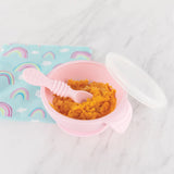 Silicone First Feeding Set: Pink - Bumkins