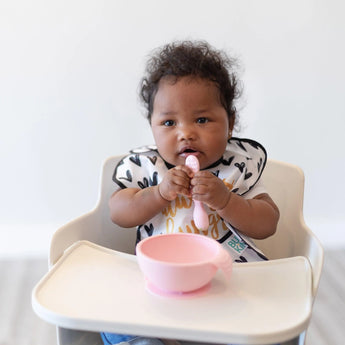 Silicone First Feeding Set: Pink - Bumkins