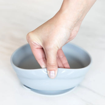 Silicone Grip Bowl: Gray - Bumkins