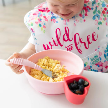 Silicone Grip Bowl: Pink - Bumkins