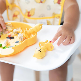 Winnie the Pooh Silicone Feeding Set - Bumkins