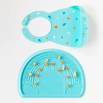 Silicone Sensory Placemat: Blue - Bumkins