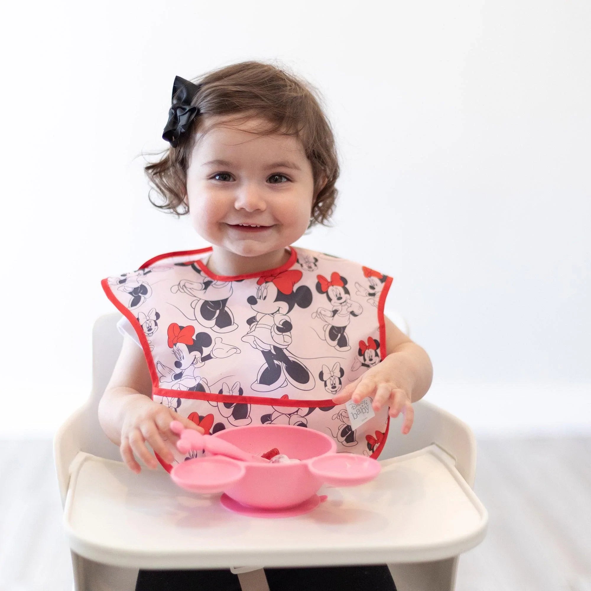 Bumkins Junior Bib - Disney Minnie Classic