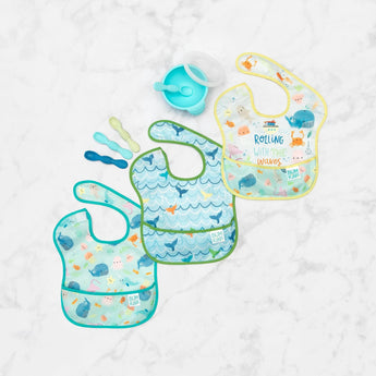 SuperBib® 3 Pack: Rolling With the Waves - Bumkins