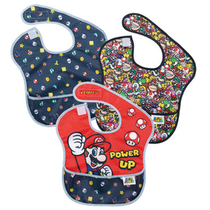 SuperBib® 3 Pack: Super Mario™ Power-Up - Bumkins