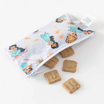 Reusable Snack Bag, 3-Pack: Princess Magic, Ariel, and Jasmine - Bumkins