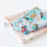 Reusable Snack Bag, 3-Pack: Princess Magic, Ariel, and Jasmine - Bumkins