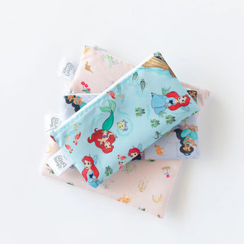 Reusable Snack Bag, 3-Pack: Princess Magic, Ariel, and Jasmine - Bumkins