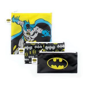 Reusable Snack Bag, 3-Pack: Batman - Bumkins