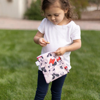 Reusable Snack Bag, Large: Minnie Mouse - Bumkins