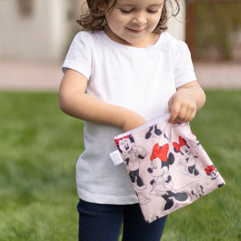 Reusable Snack Bag, Large: Minnie Mouse - Bumkins