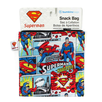 Reusable Snack Bag, Large: Superman - Bumkins