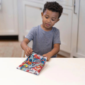 Reusable Snack Bag, Large: Superman - Bumkins