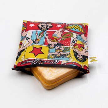 Reusable Snack Bag, Large: Wonder Woman - Bumkins